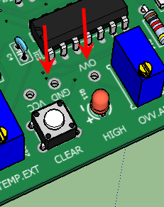 Setup points for overvoltage setting